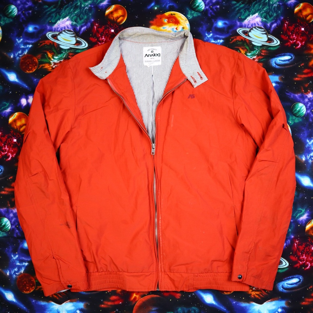 Analog Ski Red Zip Jacket Mens Medium